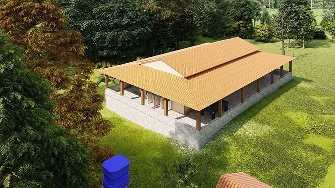 Residencia rural - Casa de campo - country house 3D model