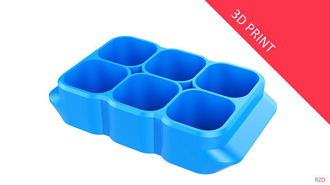 Crate Unity 06 for 6 Cans 350ml 3D print model
