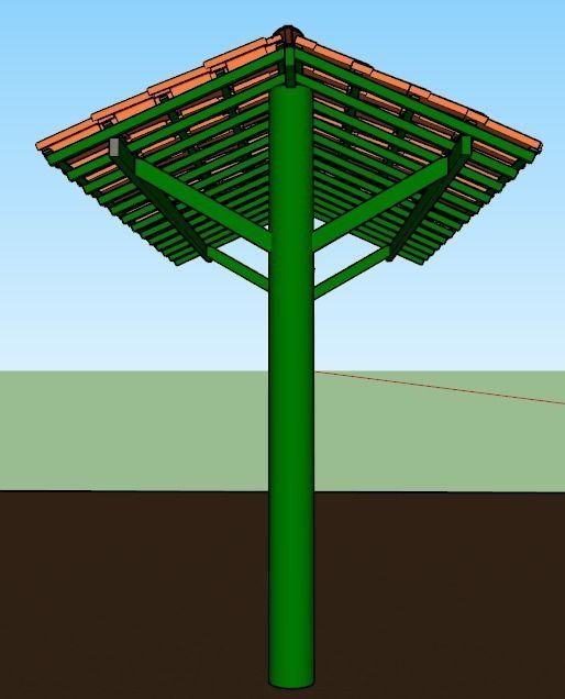 Entrada p  fazenda -  farm entrance 3D model_2