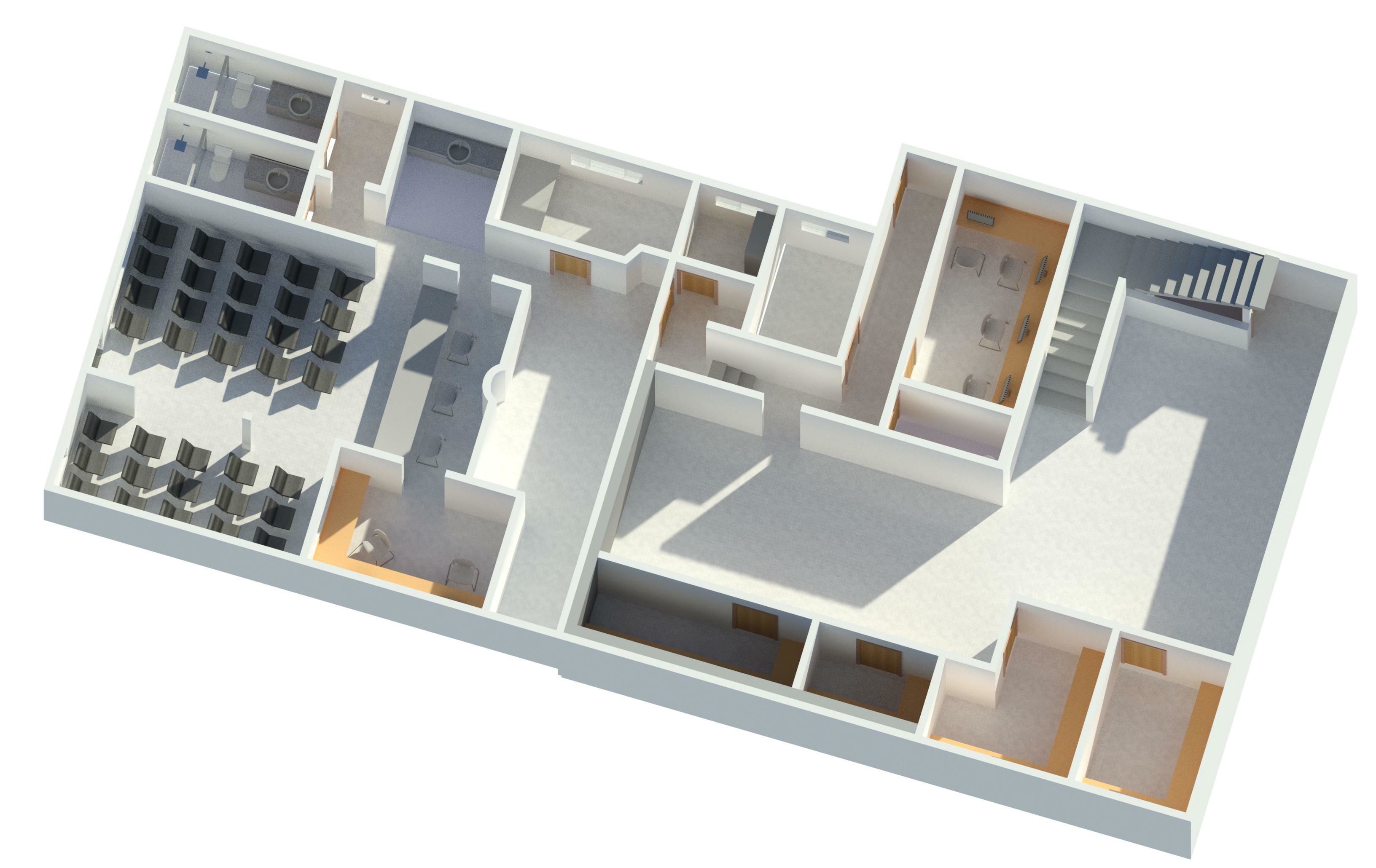 Projeto Laboratorio - Laboratory Project - REVIT NATIVE 3D model_1