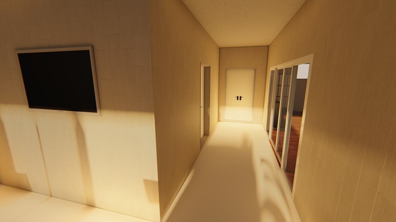 Academia fachada moderna -  Gym modern facade  REVIT NATIVE 3D model_10