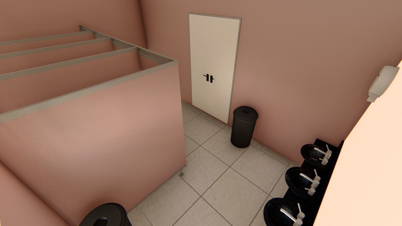 Academia fachada moderna -  Gym modern facade  REVIT NATIVE 3D model_8