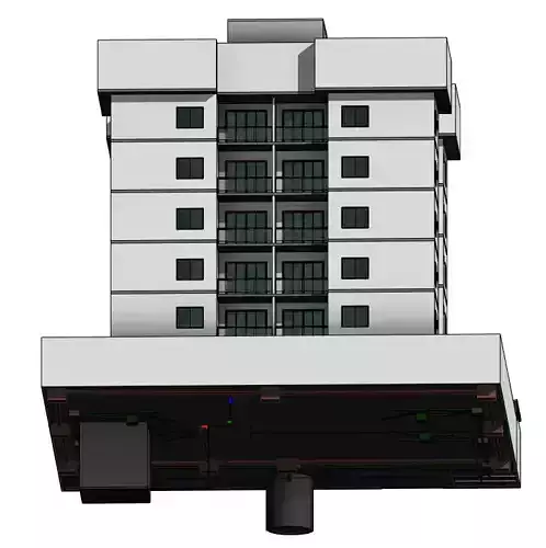 Architectural and hydrosanitary  - Arquitetura e hidros REVIT  3D model