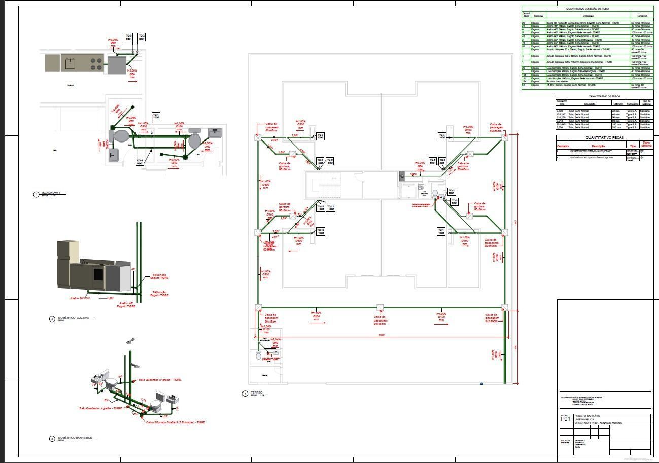 Architectural and hydrosanitary  - Arquitetura e hidros REVIT  3D model_5