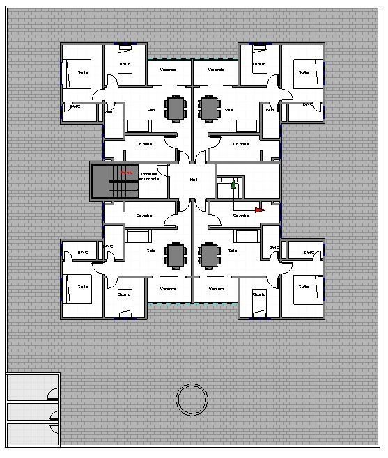 Architectural and hydrosanitary  - Arquitetura e hidros REVIT  3D model_18