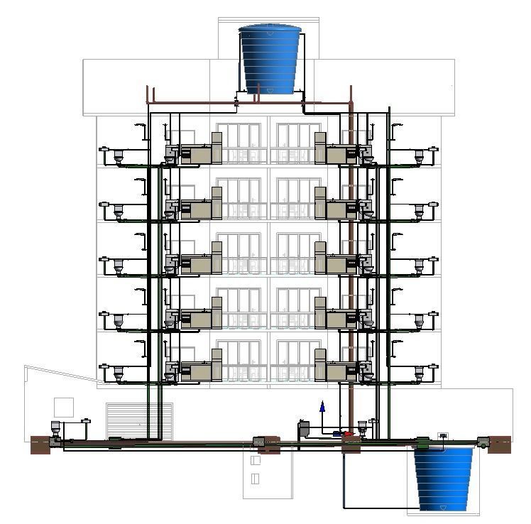 Architectural and hydrosanitary  - Arquitetura e hidros REVIT  3D model_12