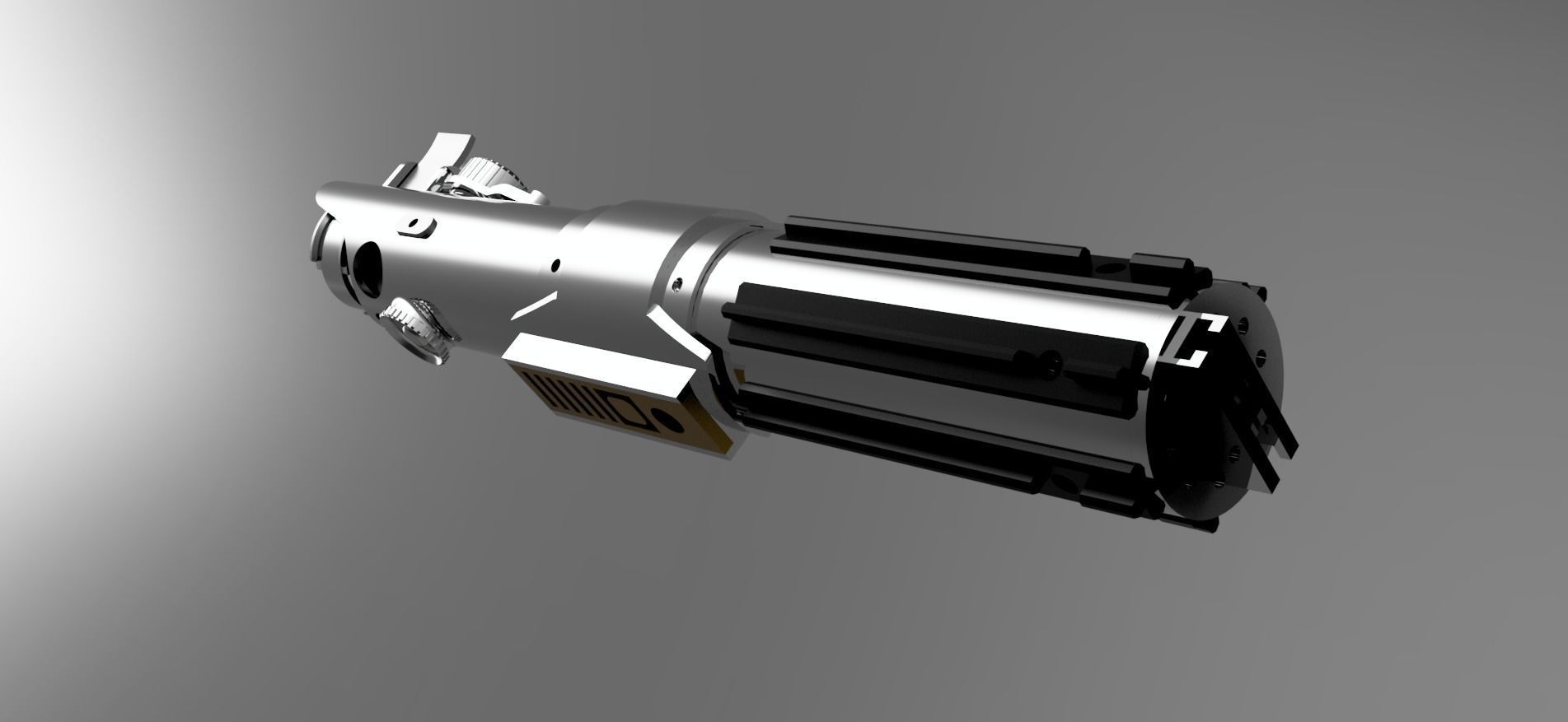 STAR WARS ROS SKY-WALKER LIGHT SABER 3D print model_2