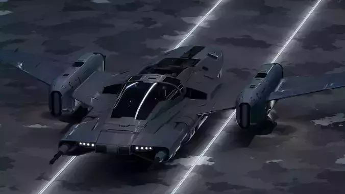 Star Wars x Porsche Tri-Wing S-91x Pegasus Starfighter 3D model
