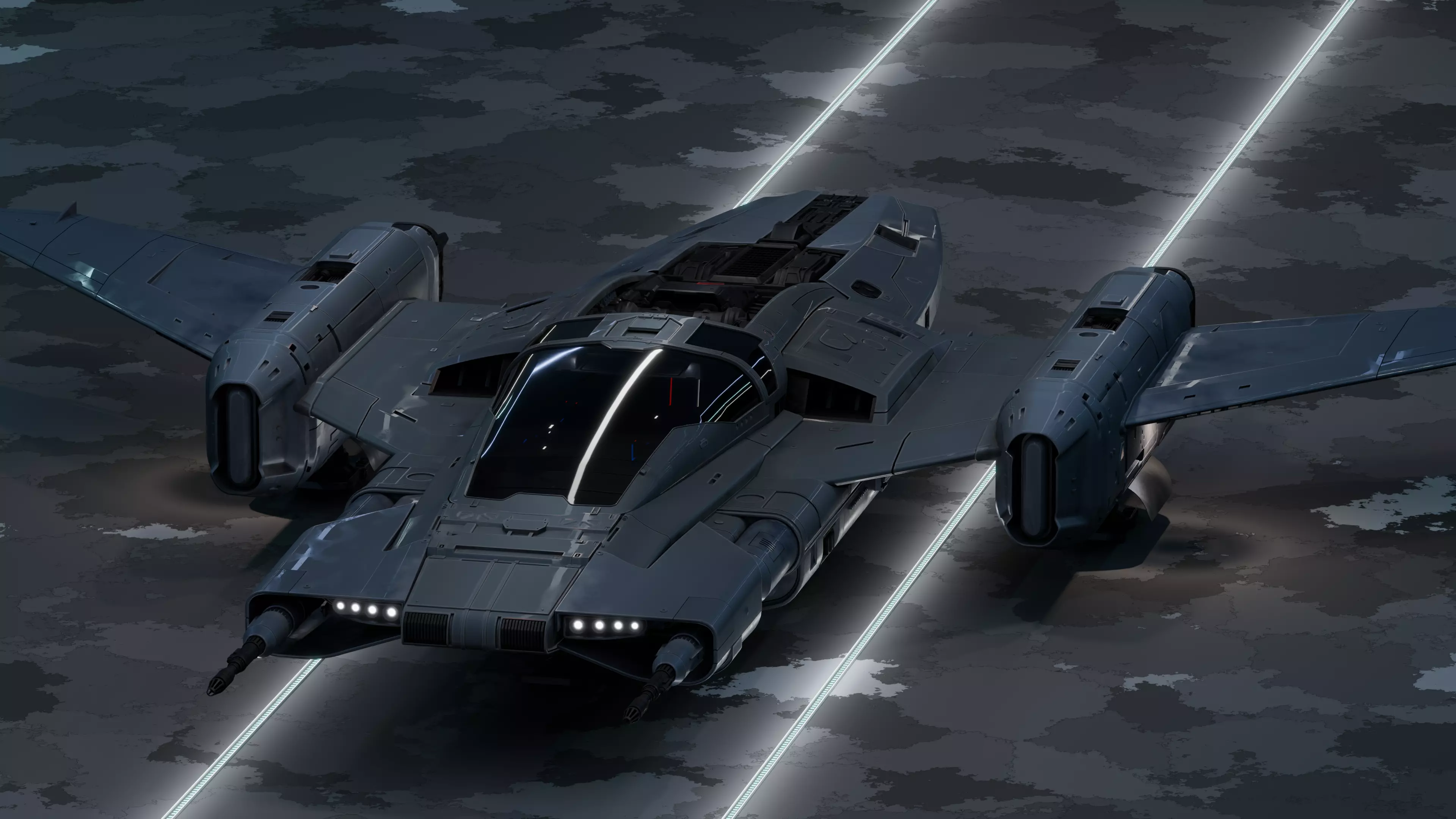 Star Wars x Porsche Tri-Wing S-91x Pegasus Starfighter 3D model_0