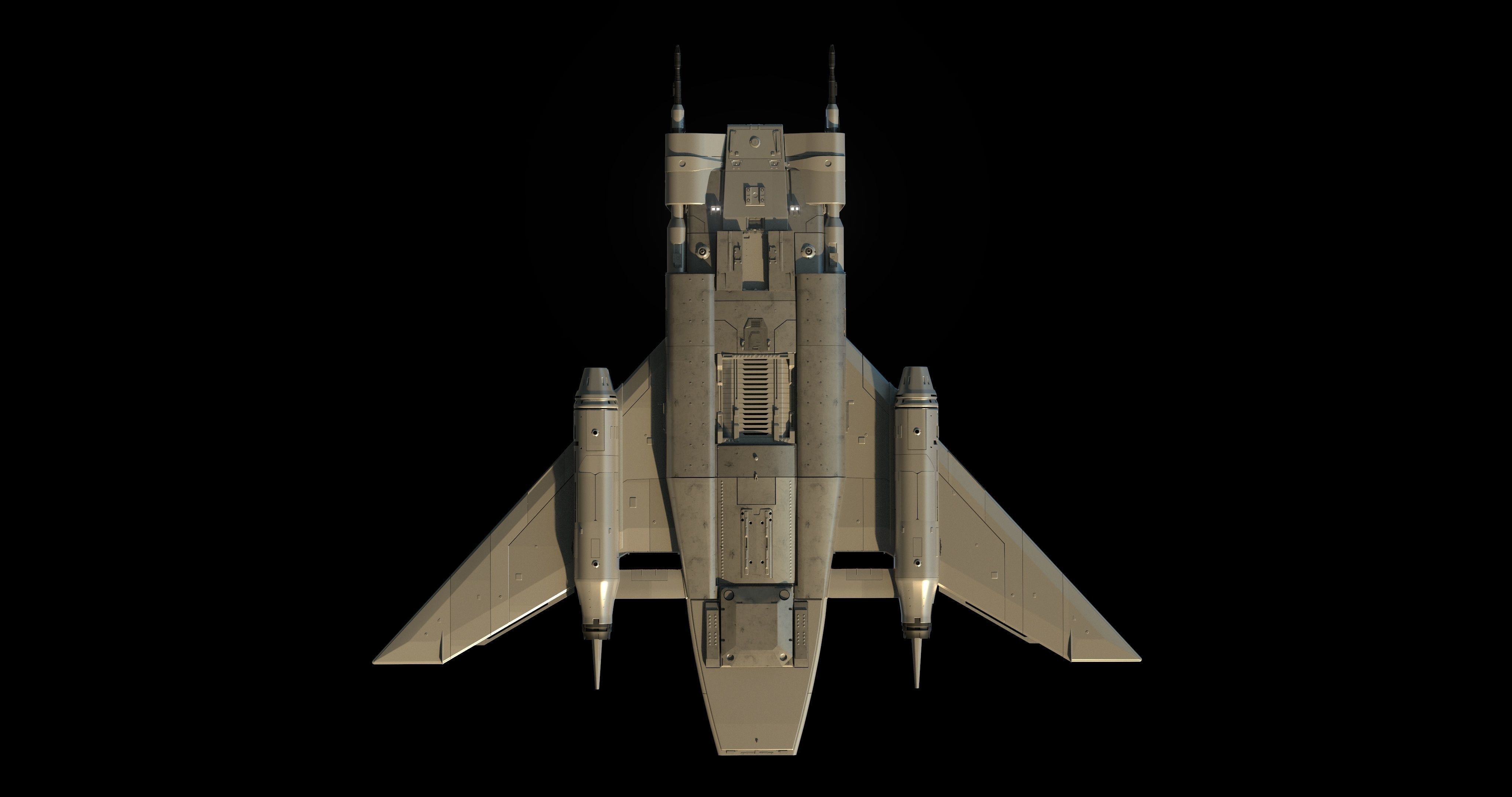 Star Wars x Porsche Tri-Wing S-91x Pegasus Starfighter 3D model_12