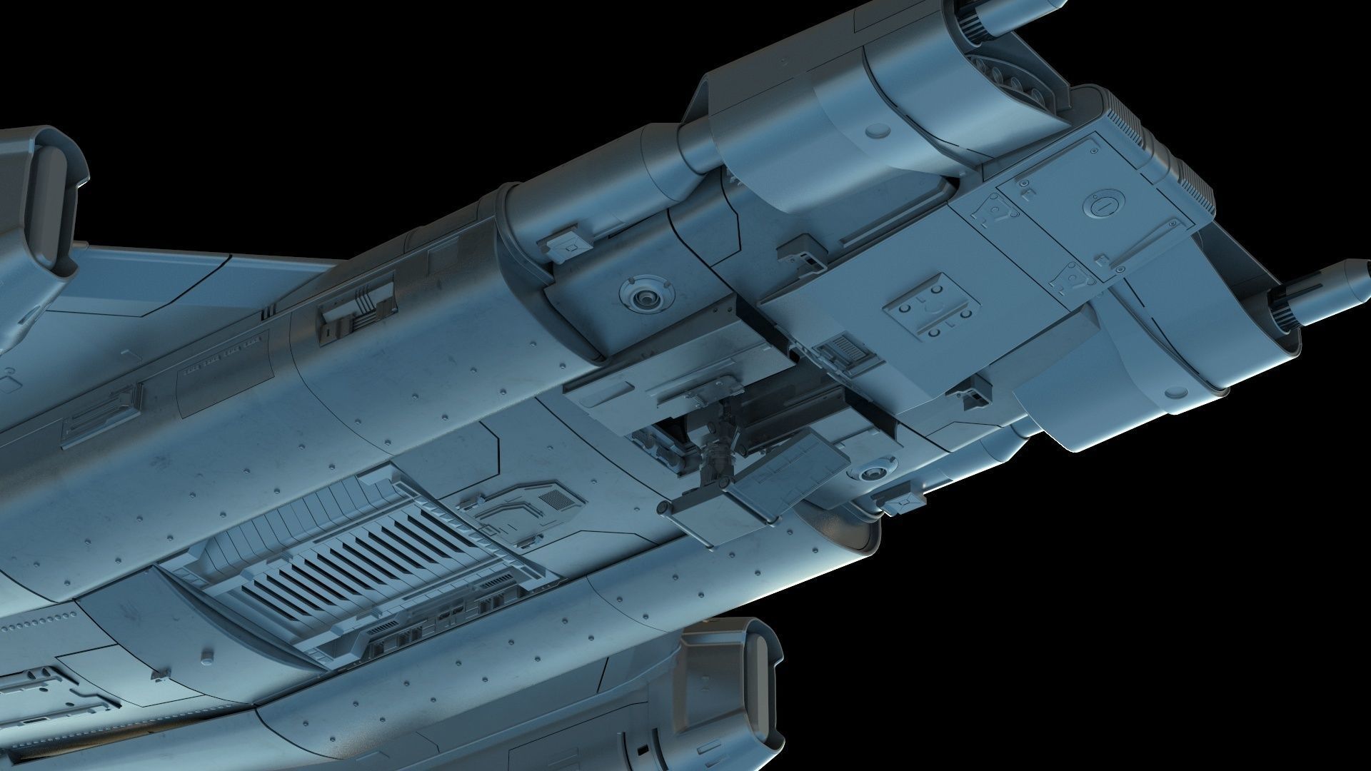 Star Wars x Porsche Tri-Wing S-91x Pegasus Starfighter 3D model_15