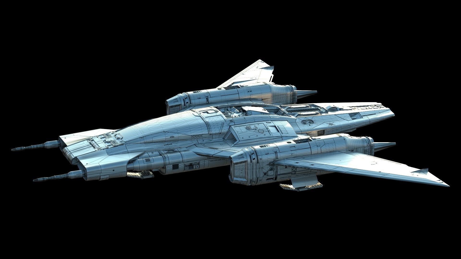 Star Wars x Porsche Tri-Wing S-91x Pegasus Starfighter 3D model_19