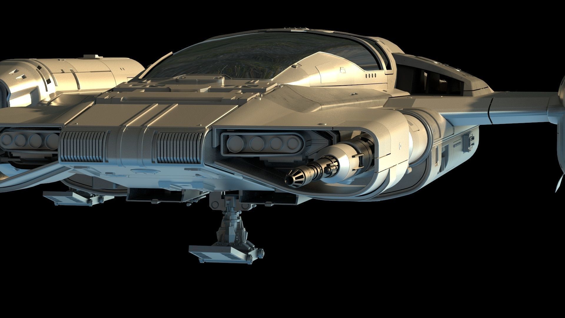 Star Wars x Porsche Tri-Wing S-91x Pegasus Starfighter 3D model_16