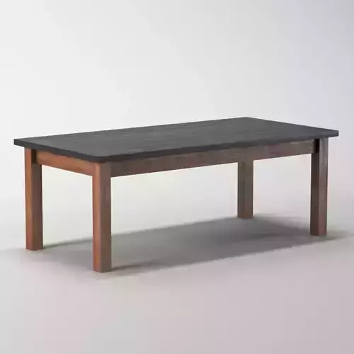 Tavolo da pranzo grande in teak XIX secolo