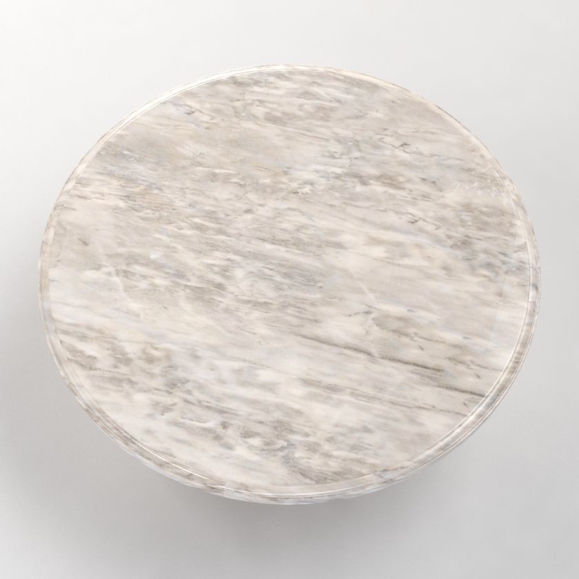 St James Marble Round Dining Table 3D model_4