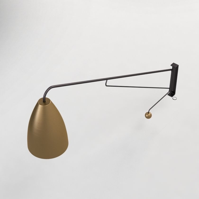 Potence Style Otis Lamp 3D model_2