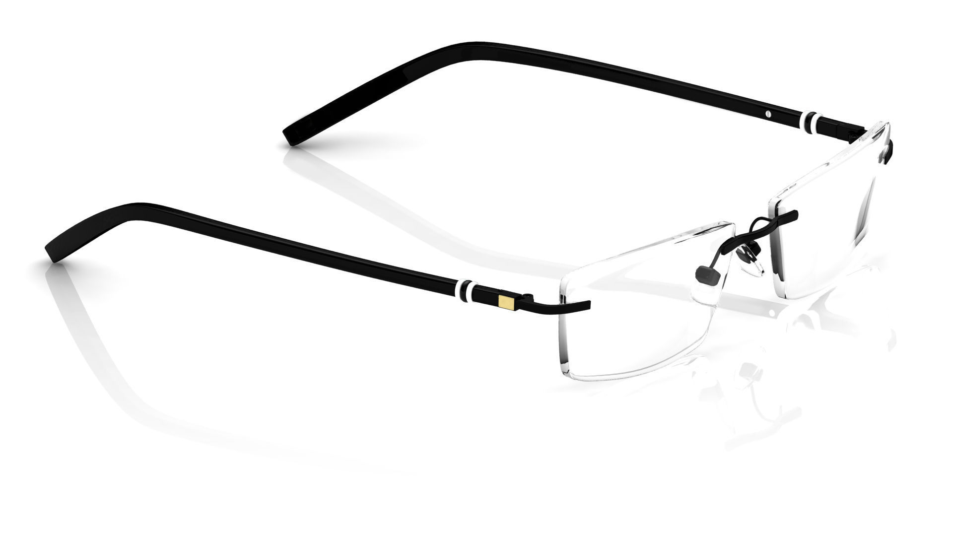 Eyeglasses for Men and Women 3D print model_3