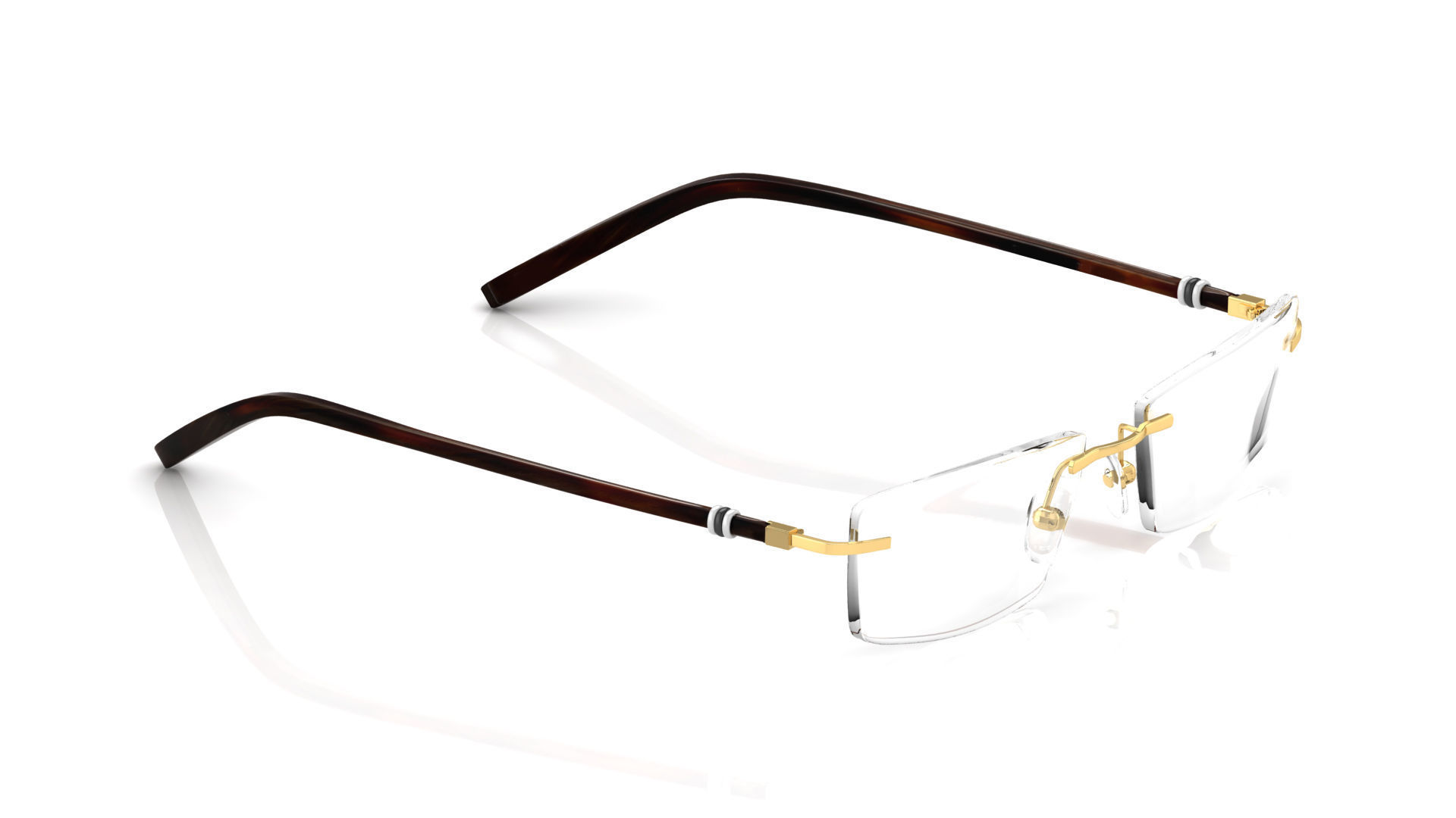 Eyeglasses for Men and Women 3D print model_3