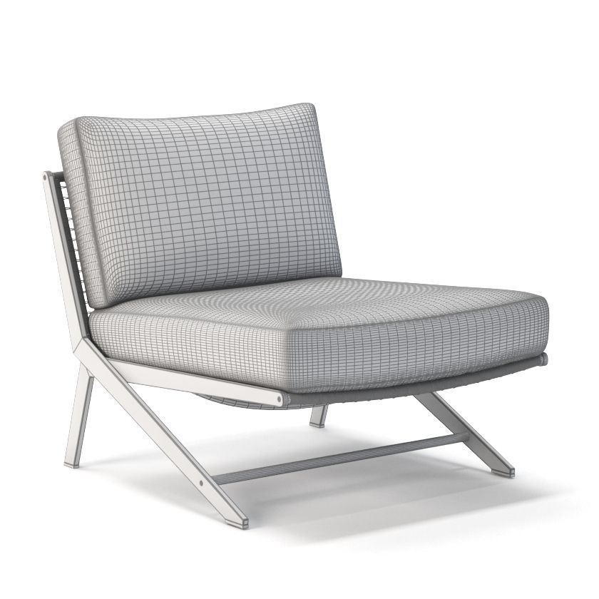 LOOP EASY CHAIR 3D model_1