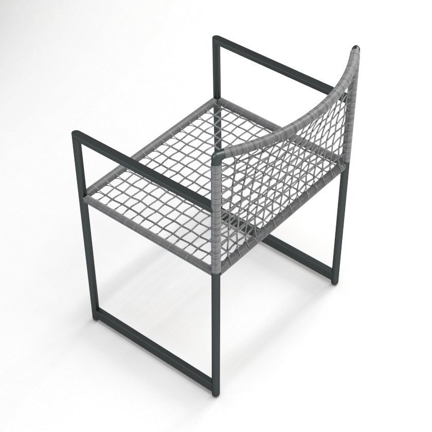 Loop Dining Chair 3D model_2