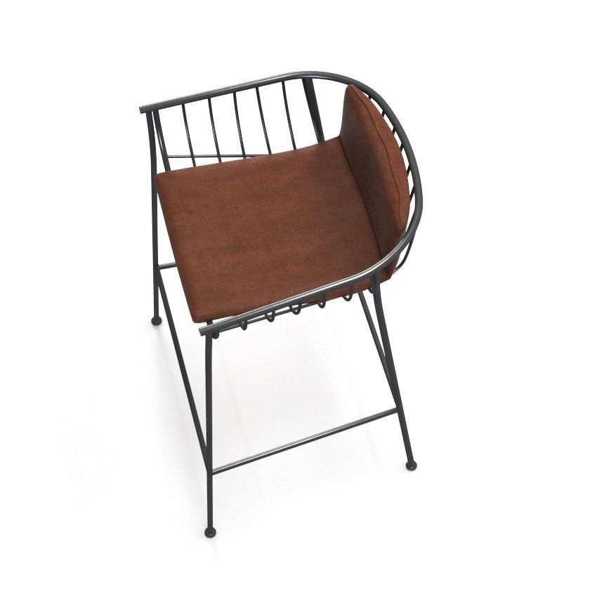 Jeanette Stool 3D model_4