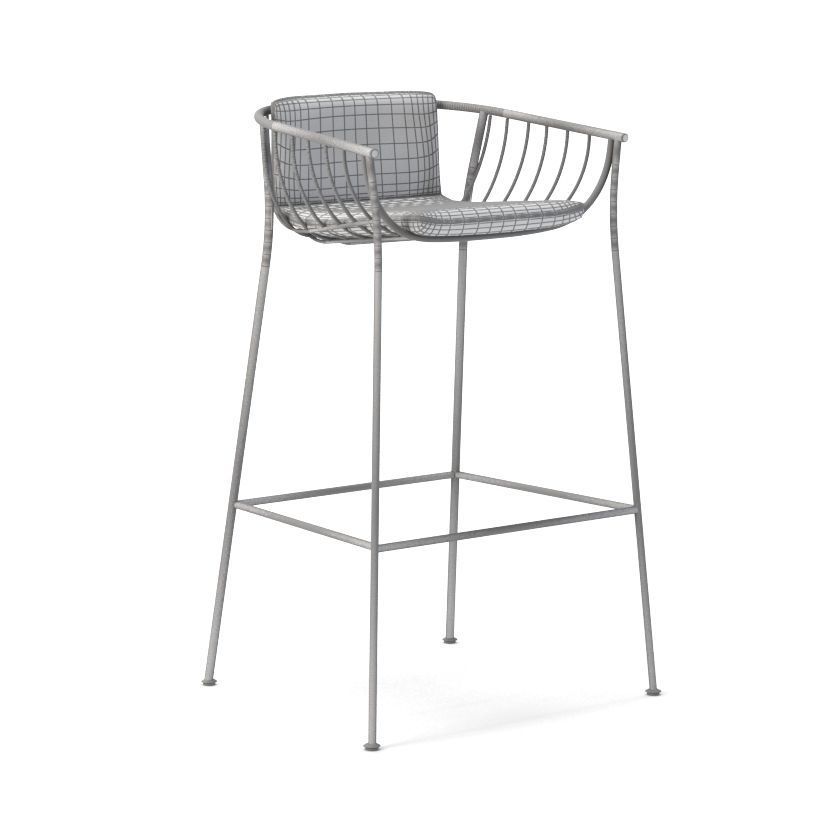 Jeanette Stool 3D model_1