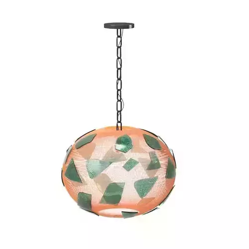 Green Swag Hanging Light