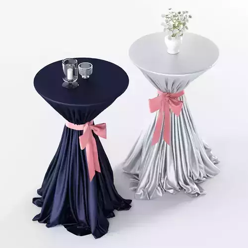 Coctail Table For Event 3D Model