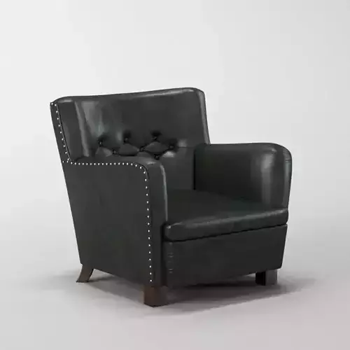 Danish 1930s Fritz Hansen Style Club Chair