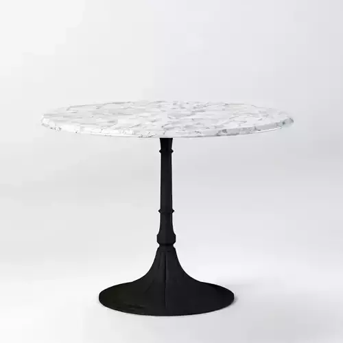 20th C Chrysanthemum Brasserie Table