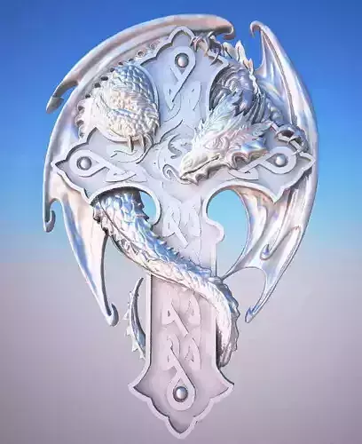 model reliefs dragon sculpture  decor exterior gold  luxurious