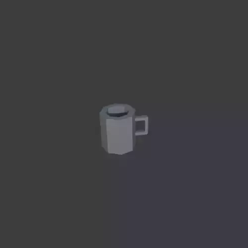 Coffe Mug Free low-poly 3D model