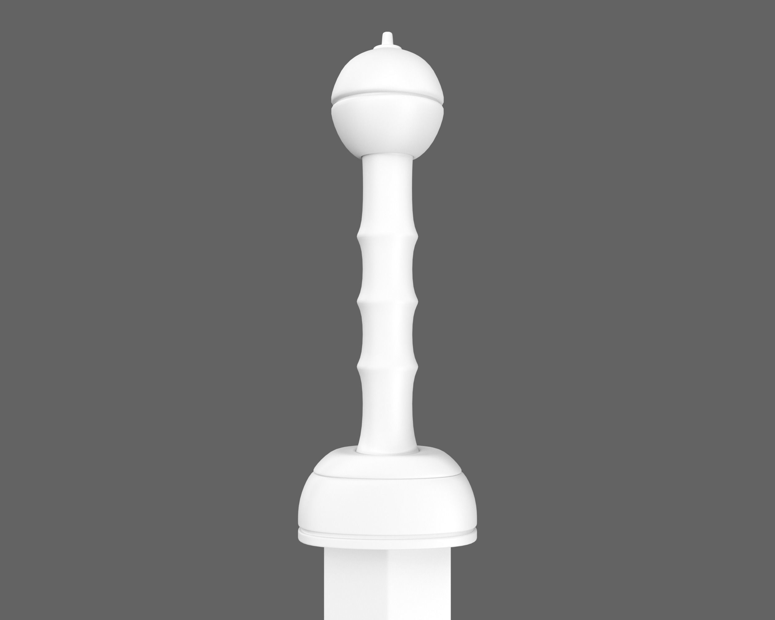 Ancient Roman Gladius Low-poly 3D model_12