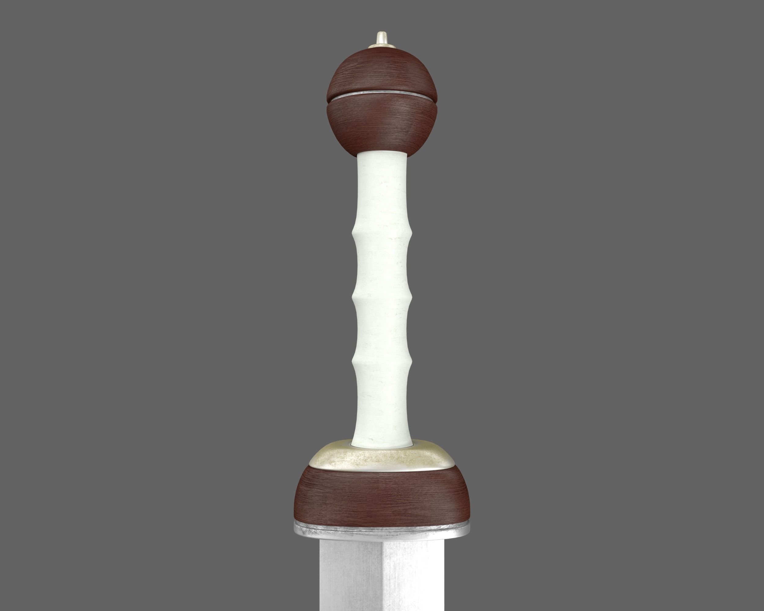 Ancient Roman Gladius Low-poly 3D model_11