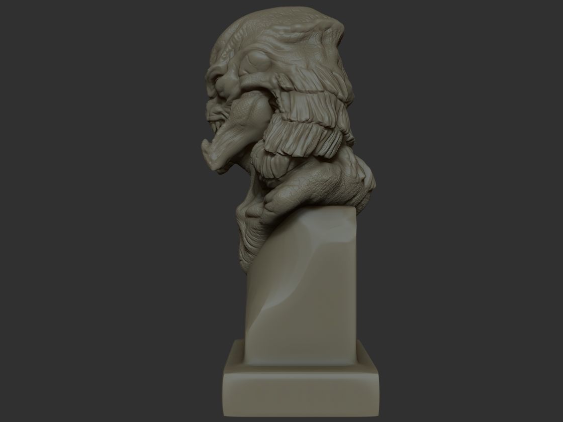 Arlen Crane bust 3D print model_9
