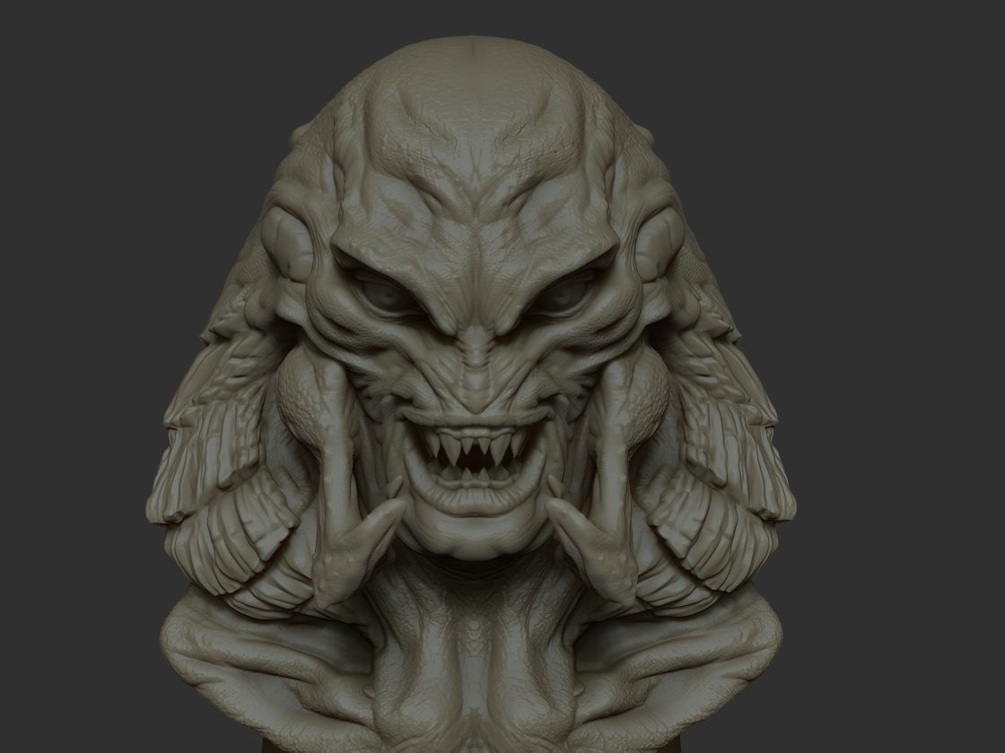 Arlen Crane bust 3D print model_12