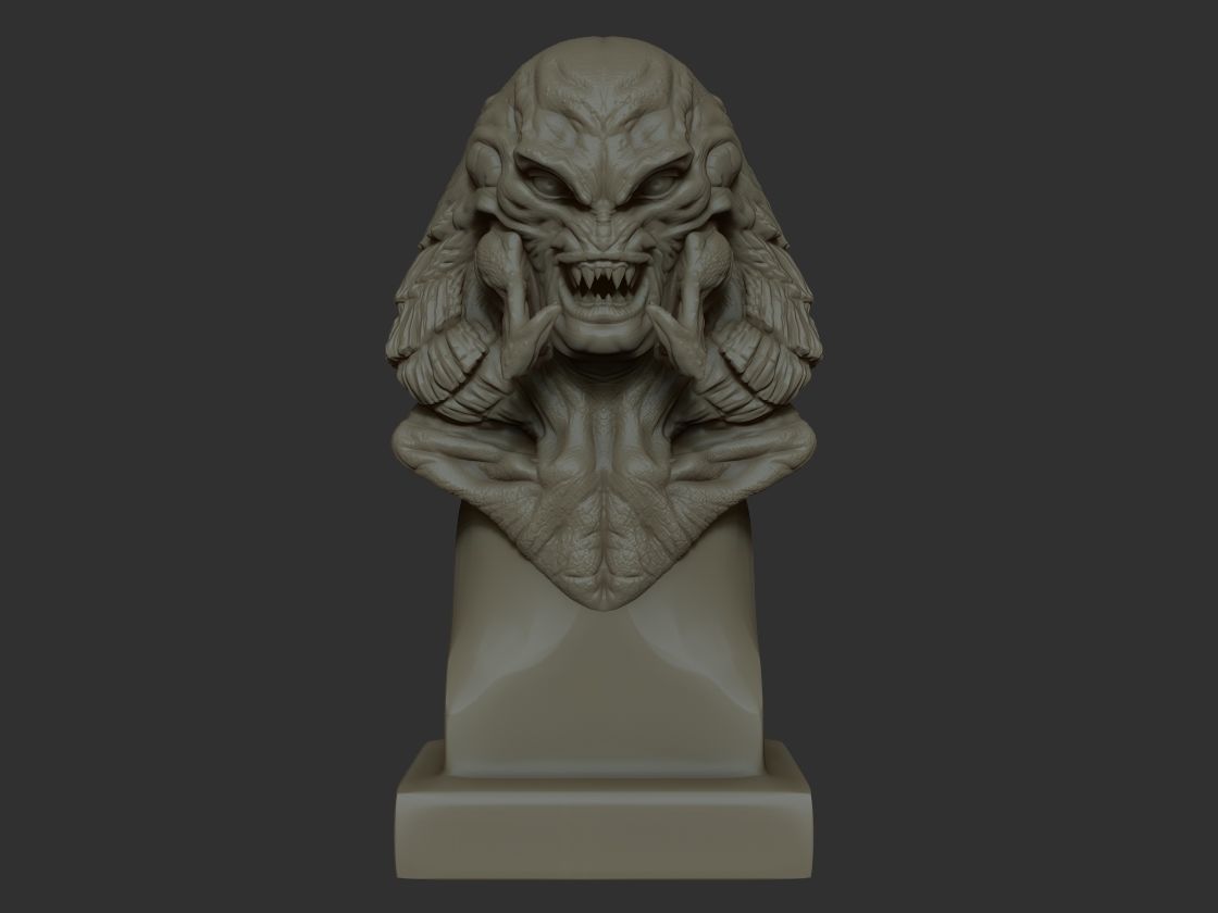 Arlen Crane bust 3D print model_7