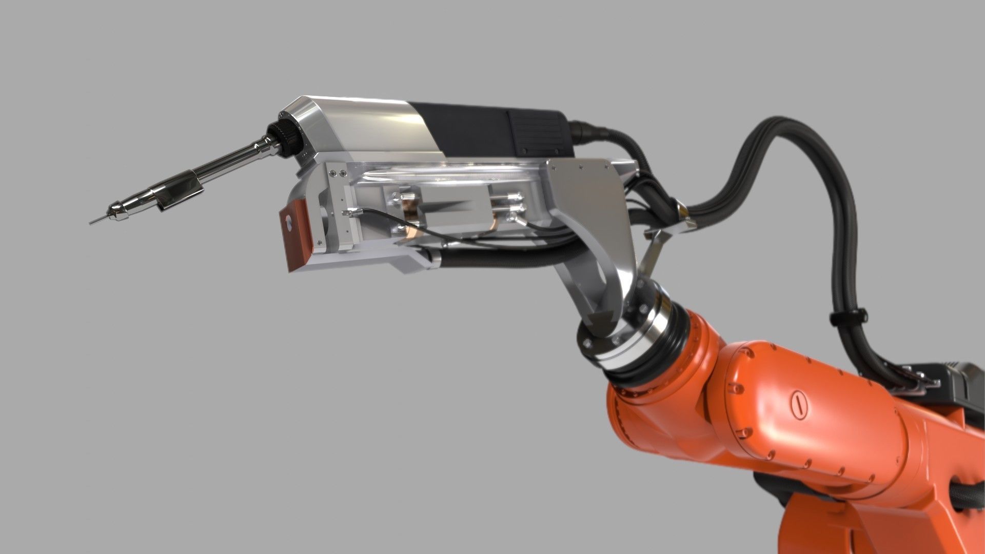 KUKA Hybrid Laser welding Robot IK and FK 3D model_2