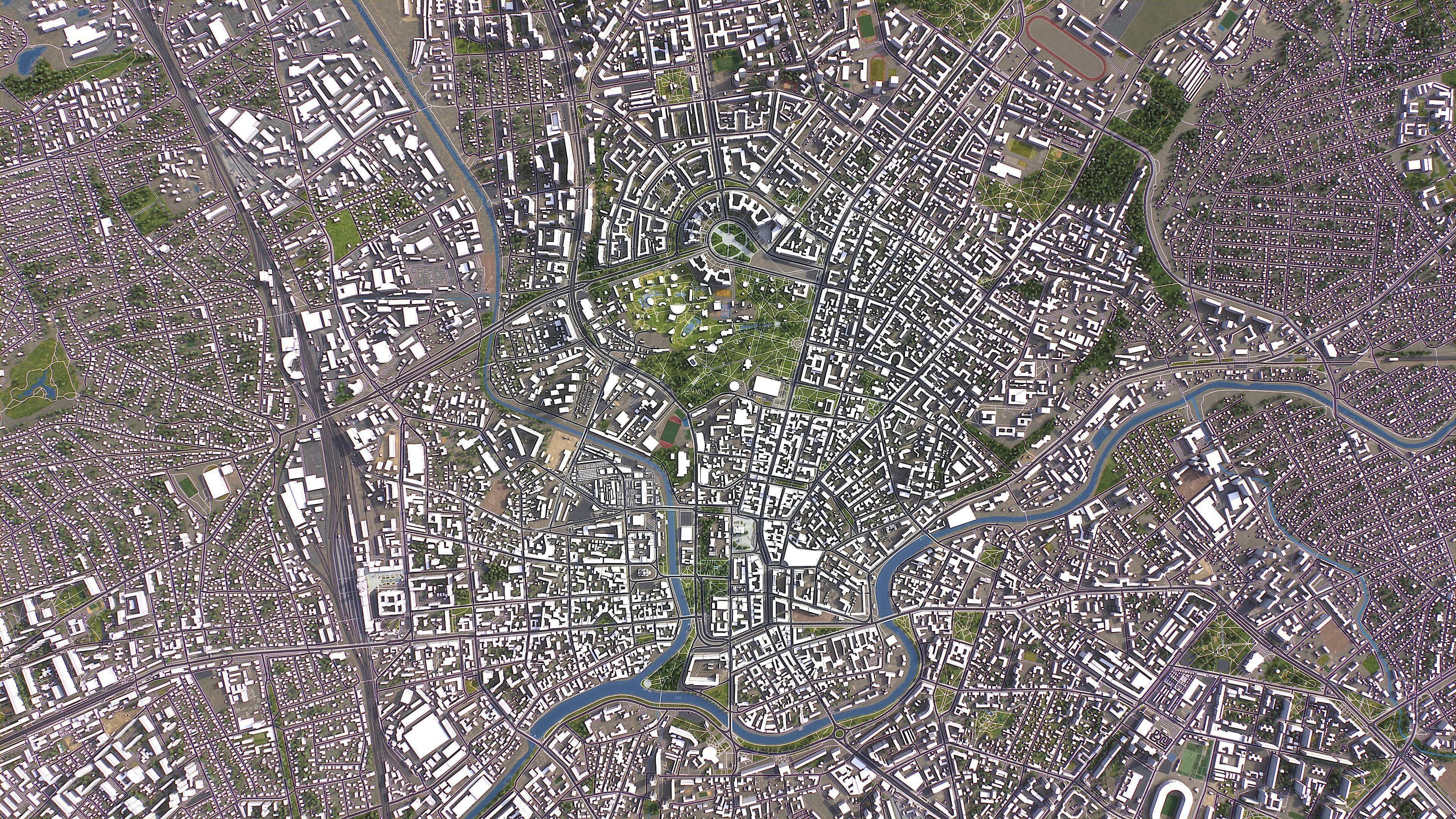 Kharkiv - 3D City Model Low-poly 3D model_15