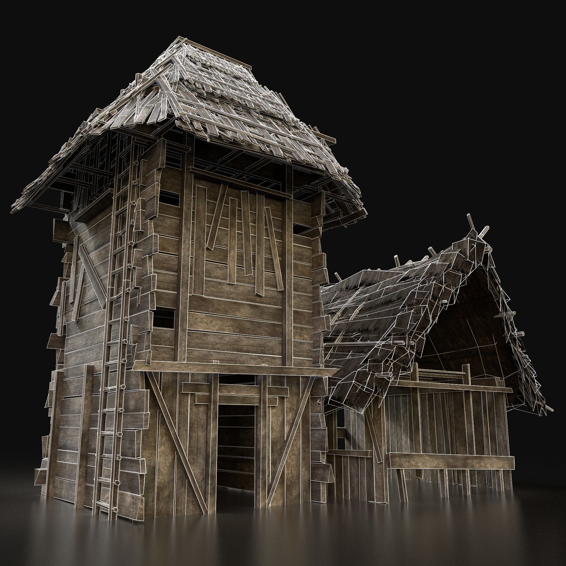 Free for awesome people Free low-poly 3D model_6