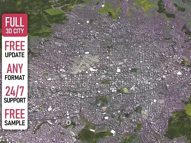 San Salvador - 3D City Model