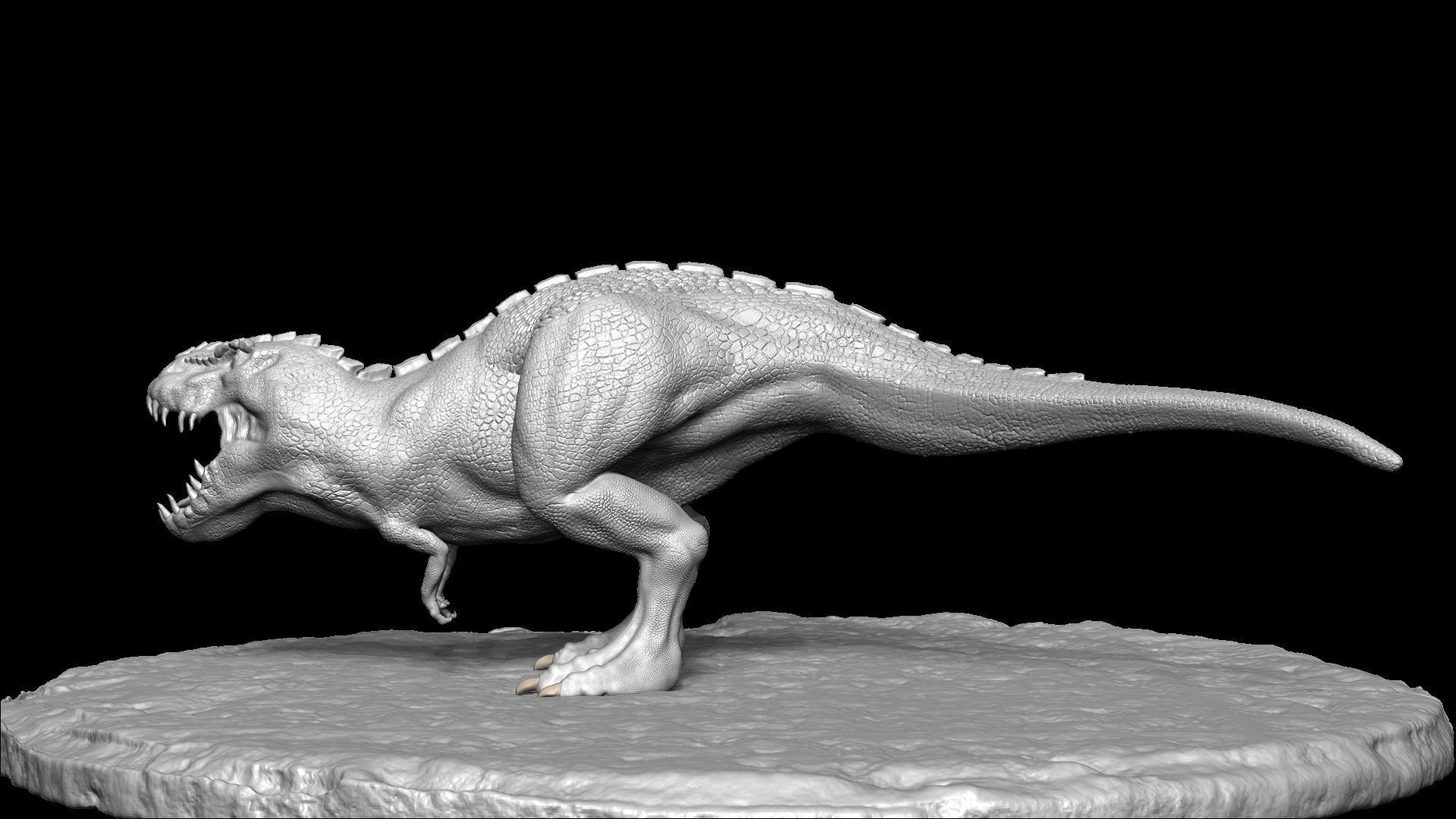 Realistic Dinosaur  T-Rex  tyrannosaurus Rex 3D print model_8