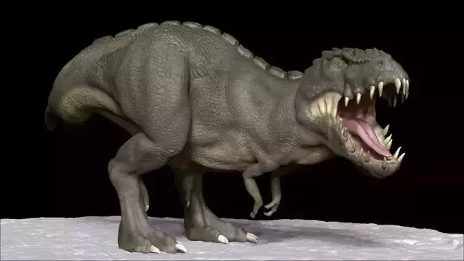 Realistic Dinosaur  T-Rex  tyrannosaurus Rex 3D print model