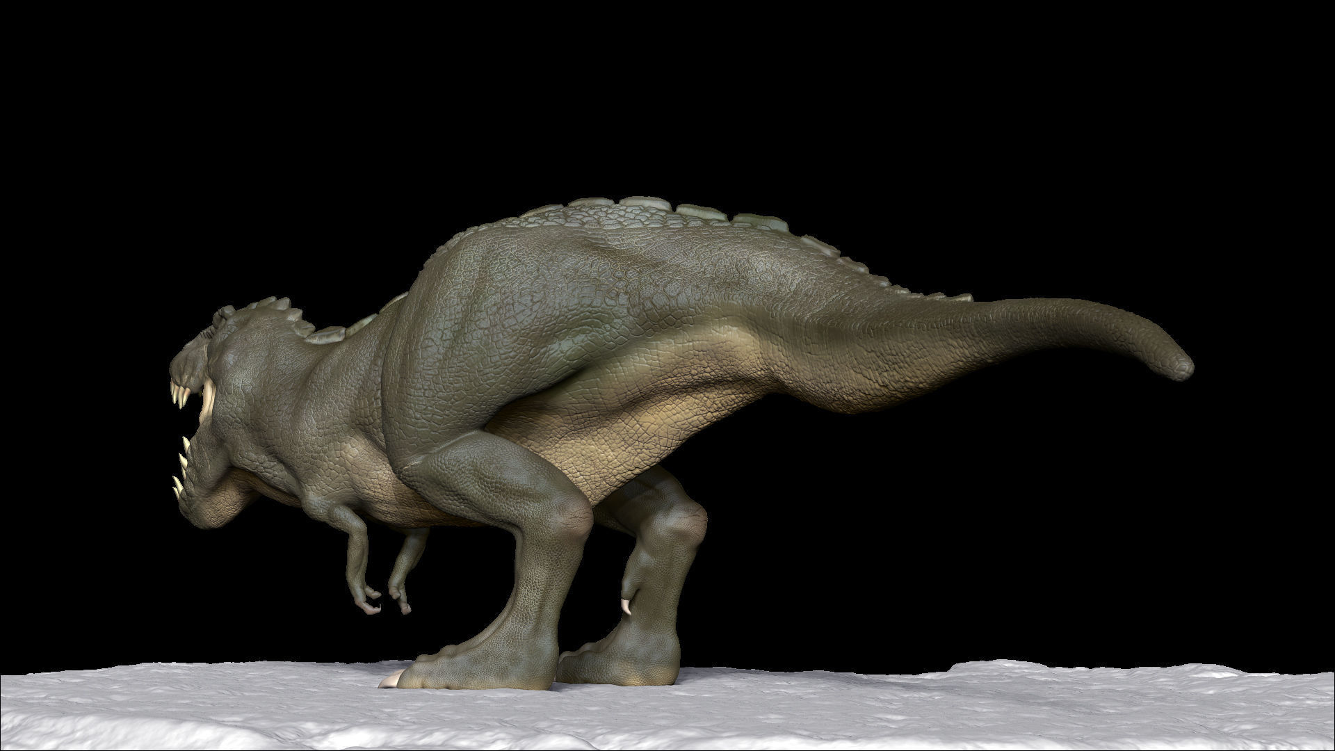 Realistic Dinosaur  T-Rex  tyrannosaurus Rex 3D print model_16