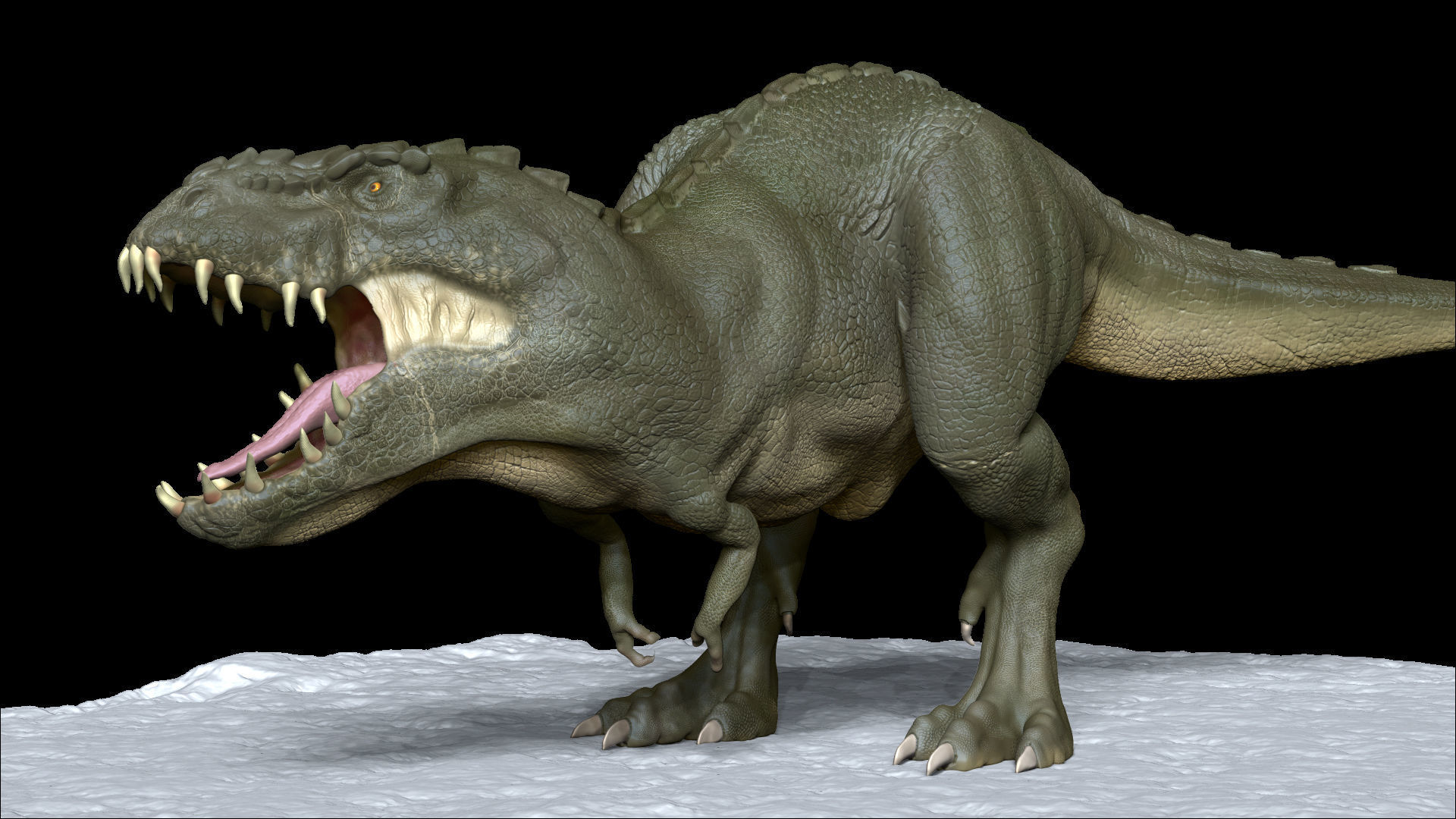 Realistic Dinosaur  T-Rex  tyrannosaurus Rex 3D print model_13