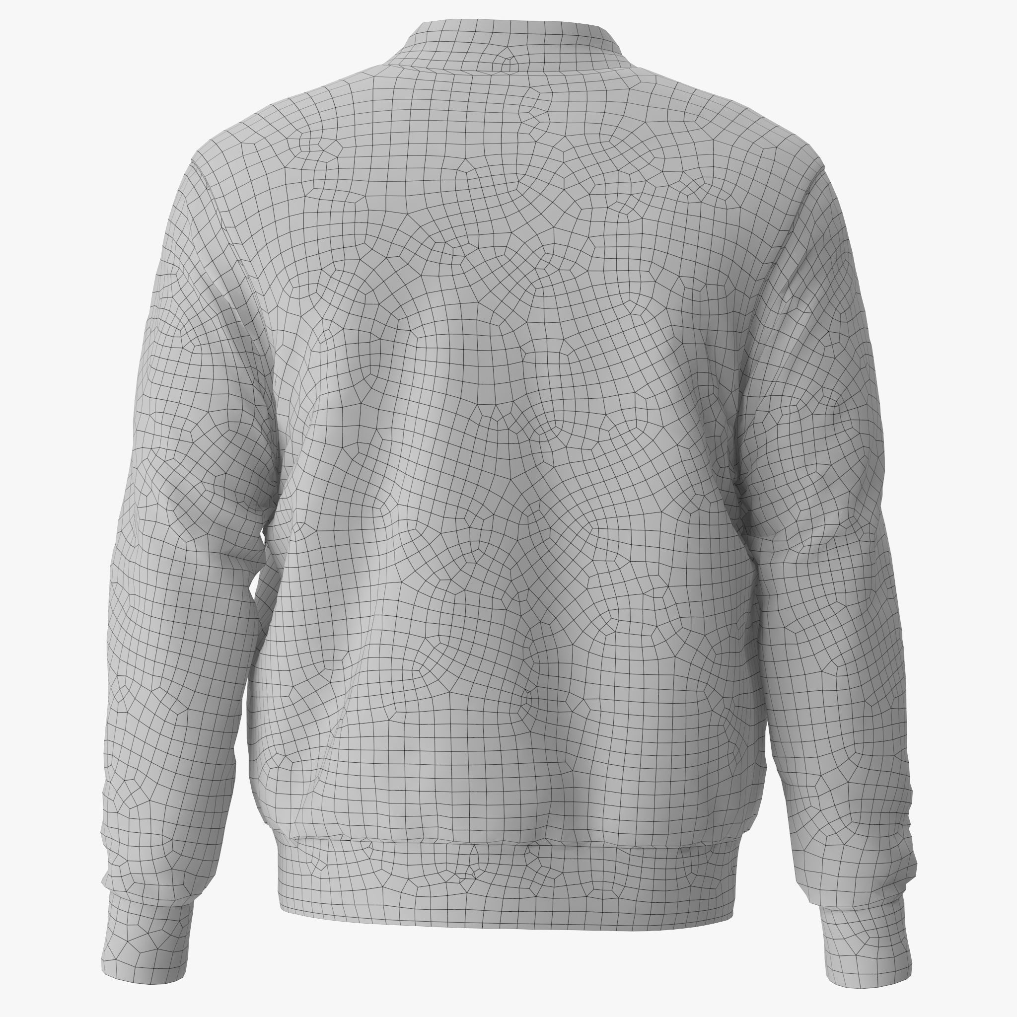 Varsity Jacket 3D model_12