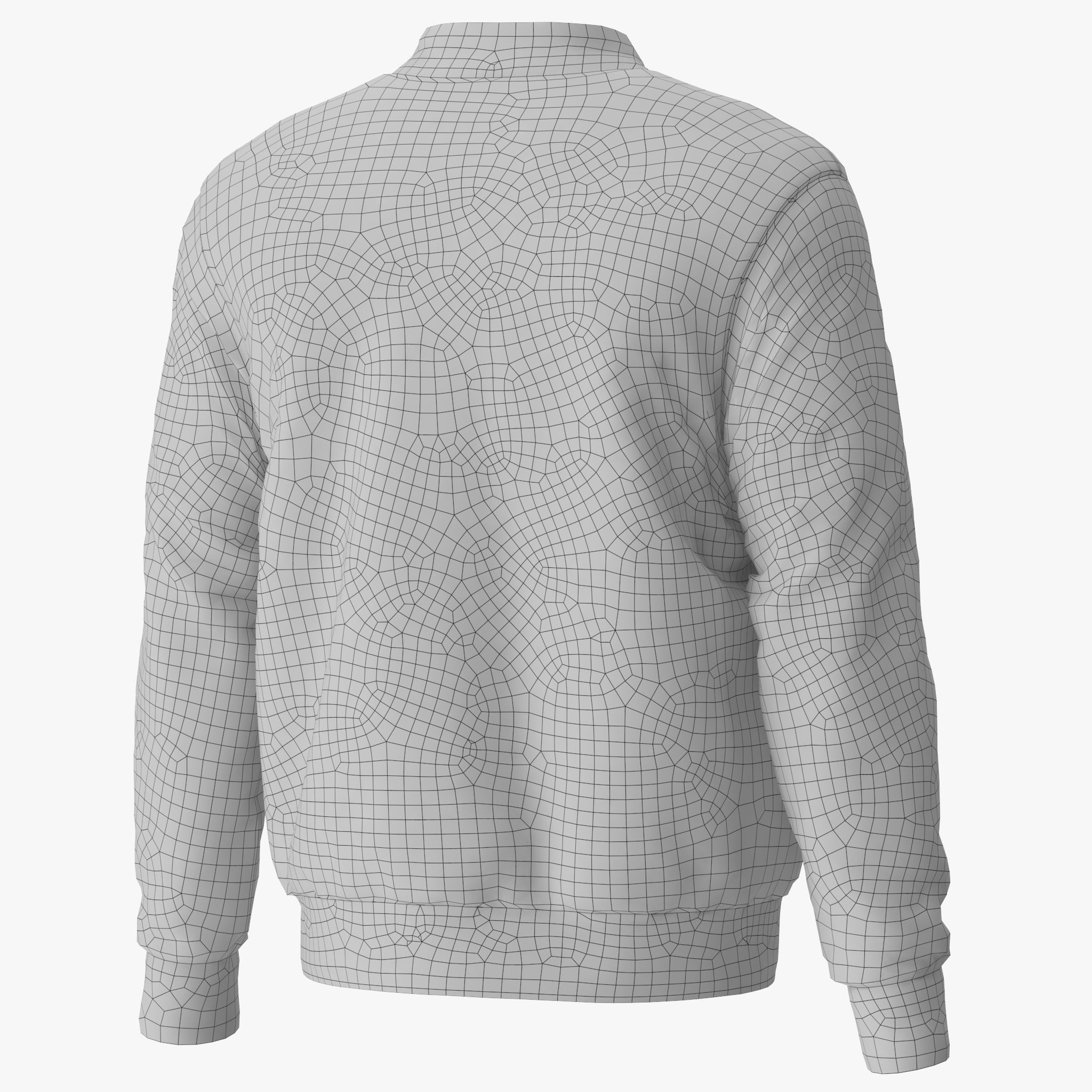 Varsity Jacket 3D model_13