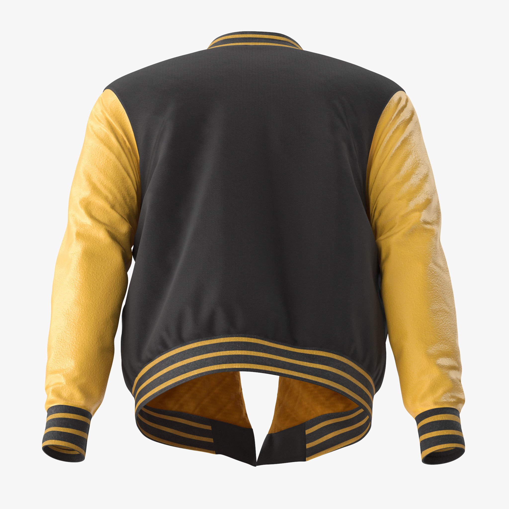 Varsity Jacket 3D model_11