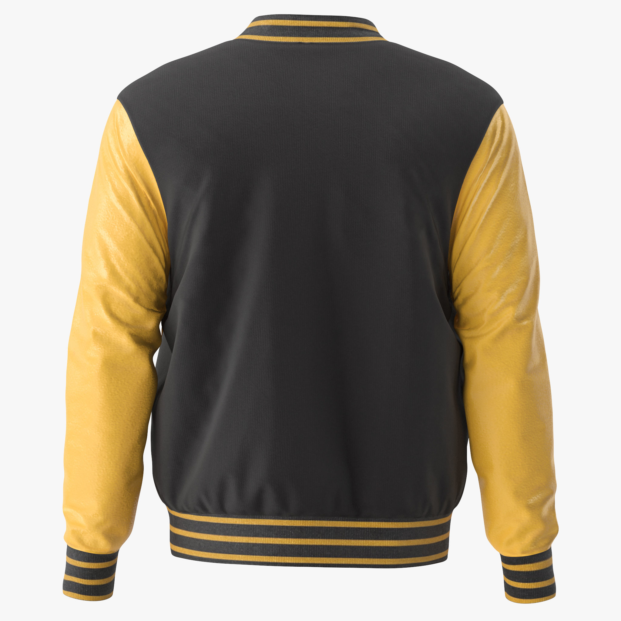 Varsity Jacket 3D model_1