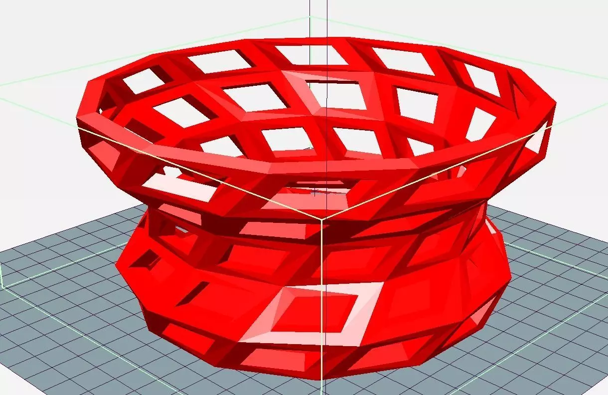 Bowl with holes 3D print model_0